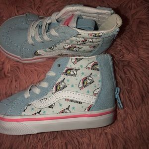 Unicorn print Vans